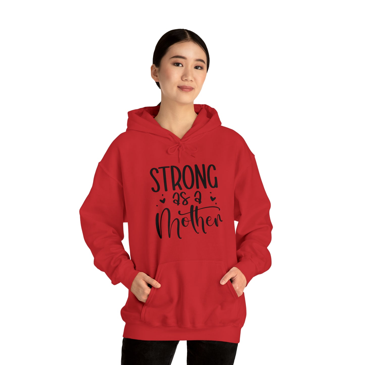 Strong as a mother- Unisex Heavy Blend™ Hooded Sweatshirt