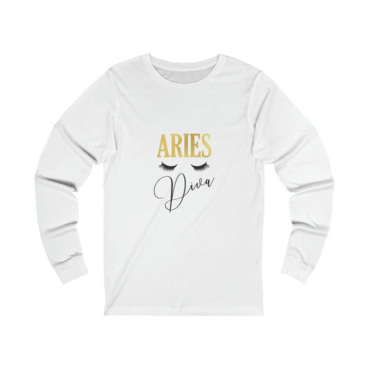 Aries Diva- Unisex Jersey Long Sleeve Tee