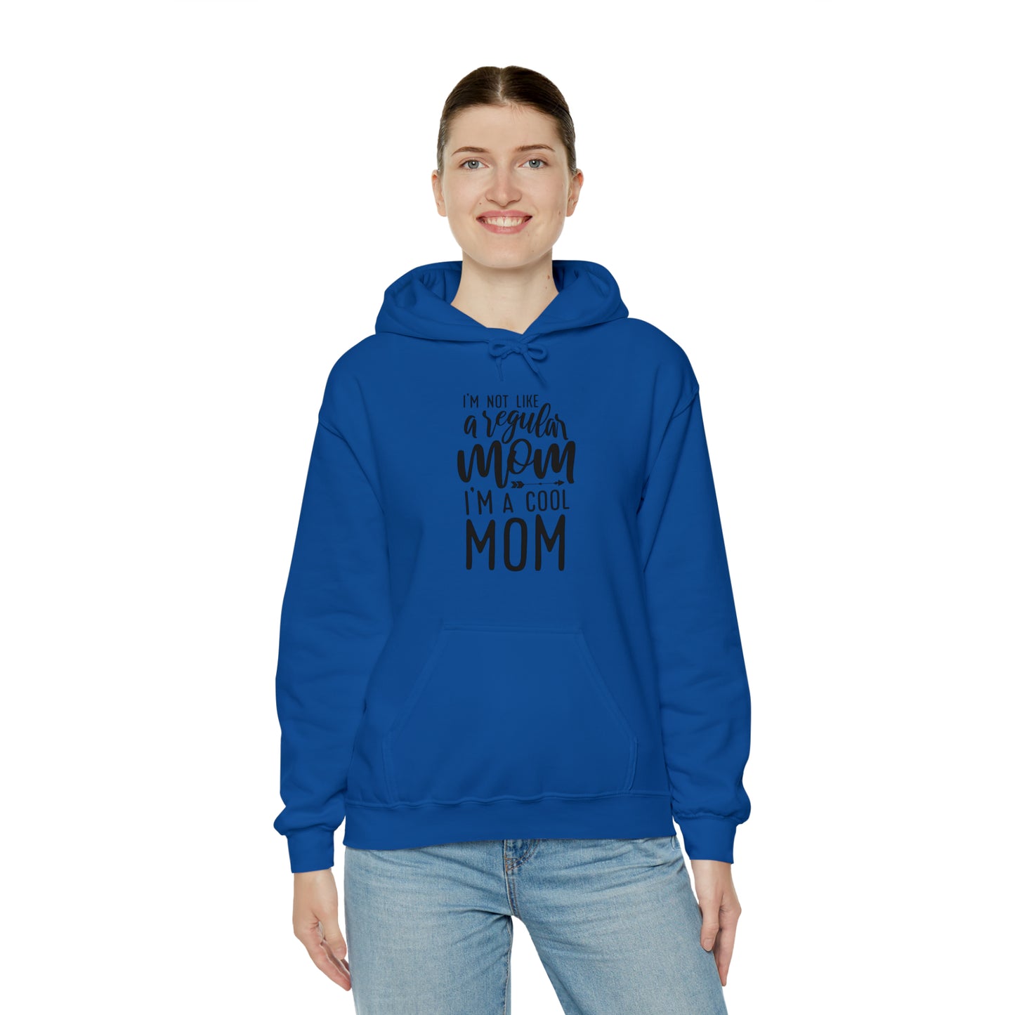 I'm not like a regular mom- Unisex Heavy Blend™ Hooded Sweatshirt