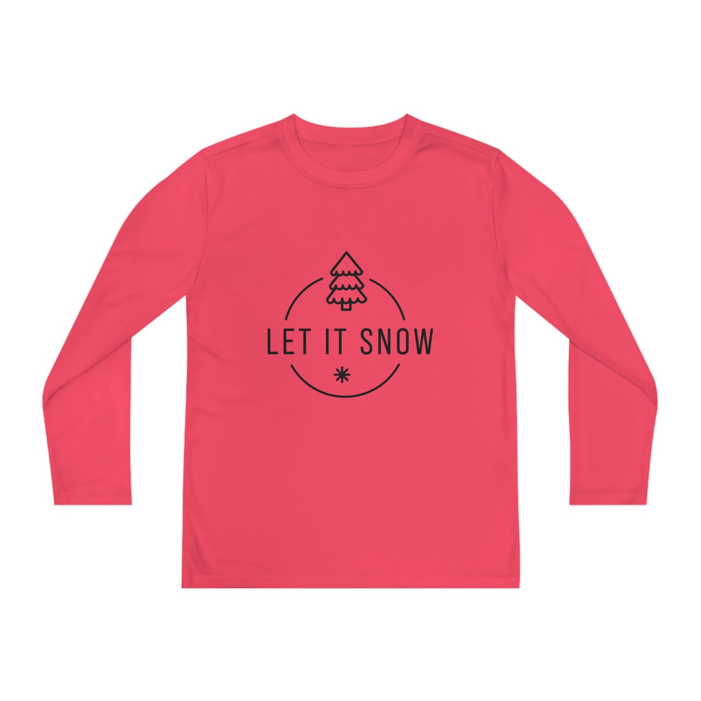 Let it snow- Youth Long Sleeve Competitor Tee