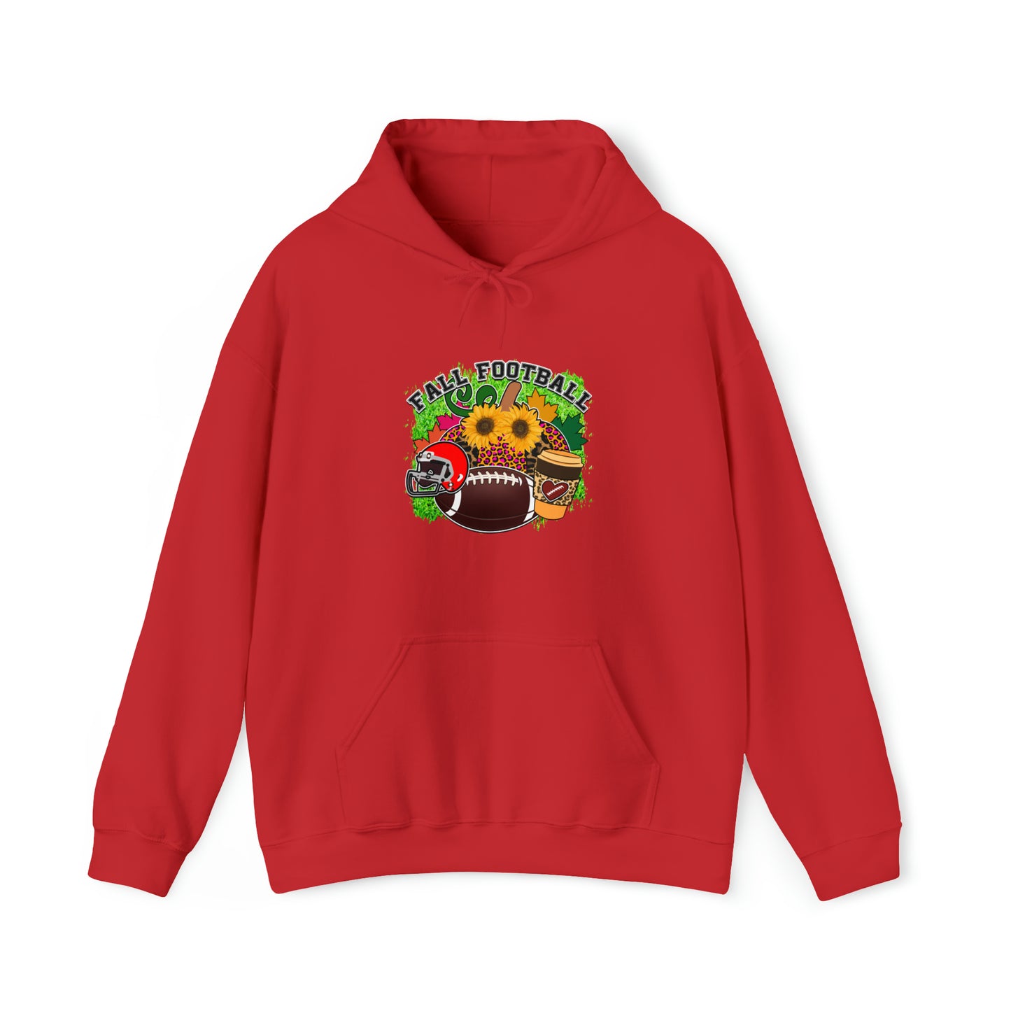 Fall Football- Unisex Heavy Blend™ Hooded Sweatshirt