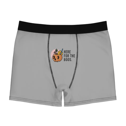 Here for the Booze- Men's Boxer Briefs (AOP)