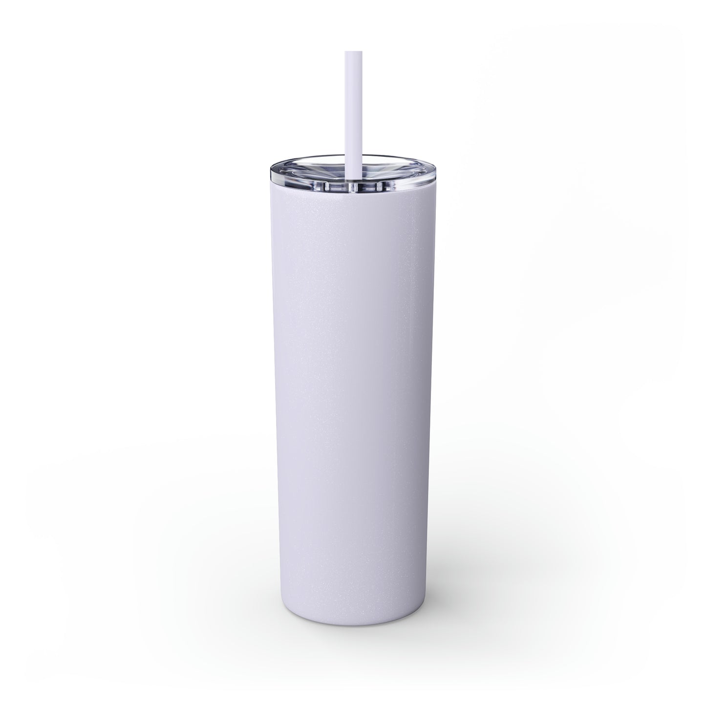 At the beach, every hour is happy hour-Skinny Tumbler with Straw, 20oz