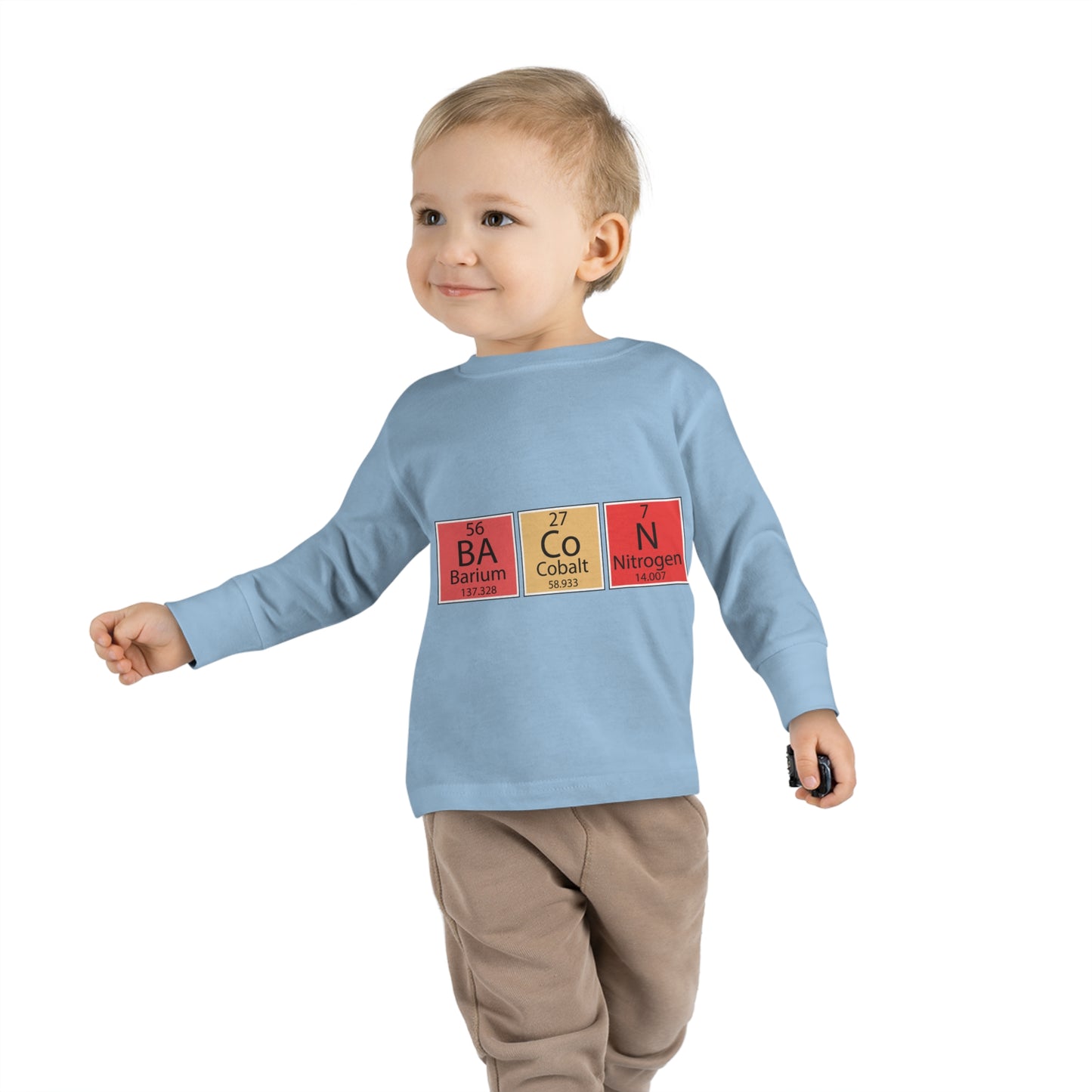 Bacon-Toddler Long Sleeve Tee