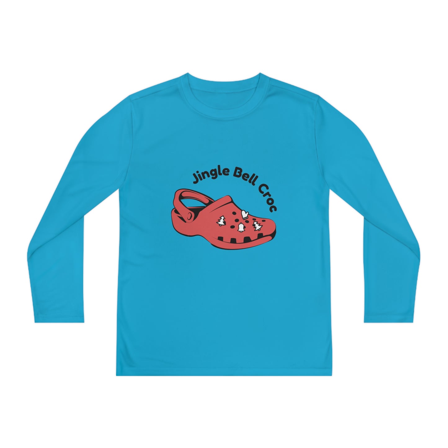 Jingle Bell Crocks-Youth Long Sleeve Competitor Tee