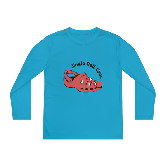 Jingle Bell Crocks-Youth Long Sleeve Competitor Tee