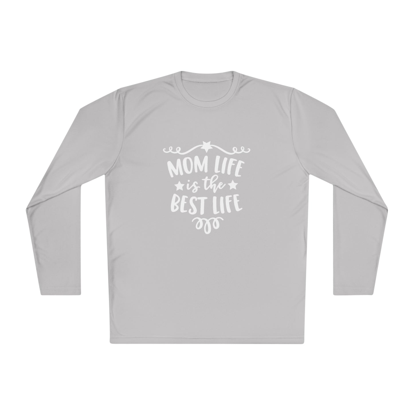 Mom life is the best life- Unisex Lightweight Long Sleeve Tee