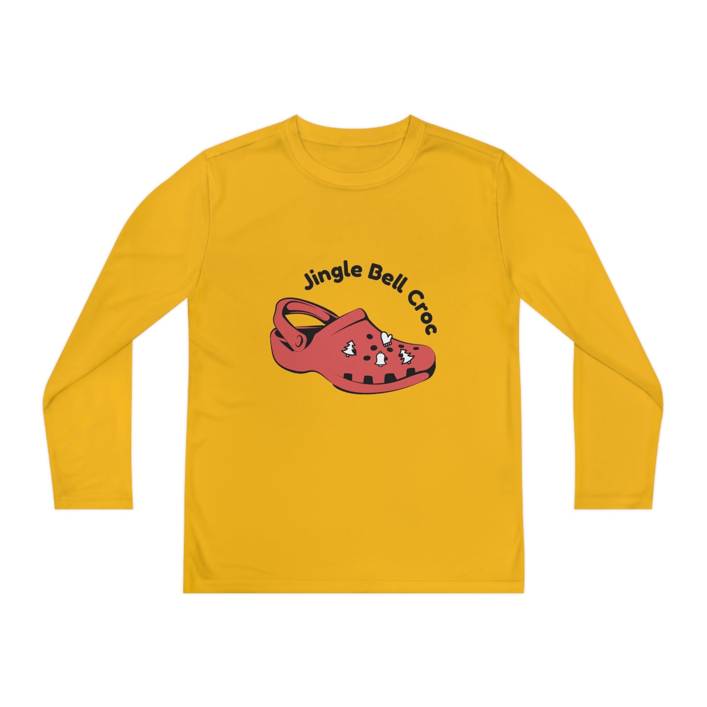 Jingle Bell Crocks-Youth Long Sleeve Competitor Tee