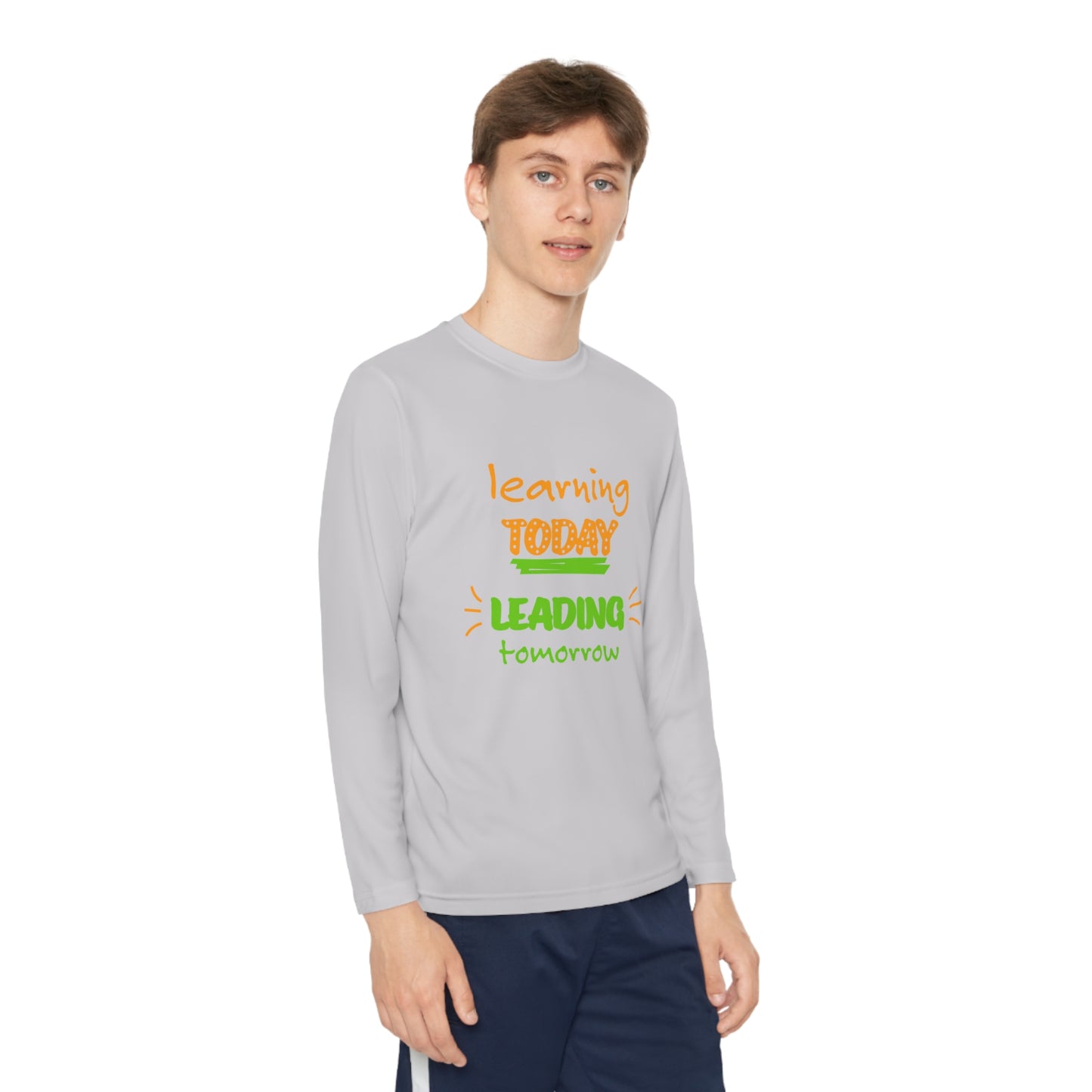 Learning today-Youth Long Sleeve Competitor Tee