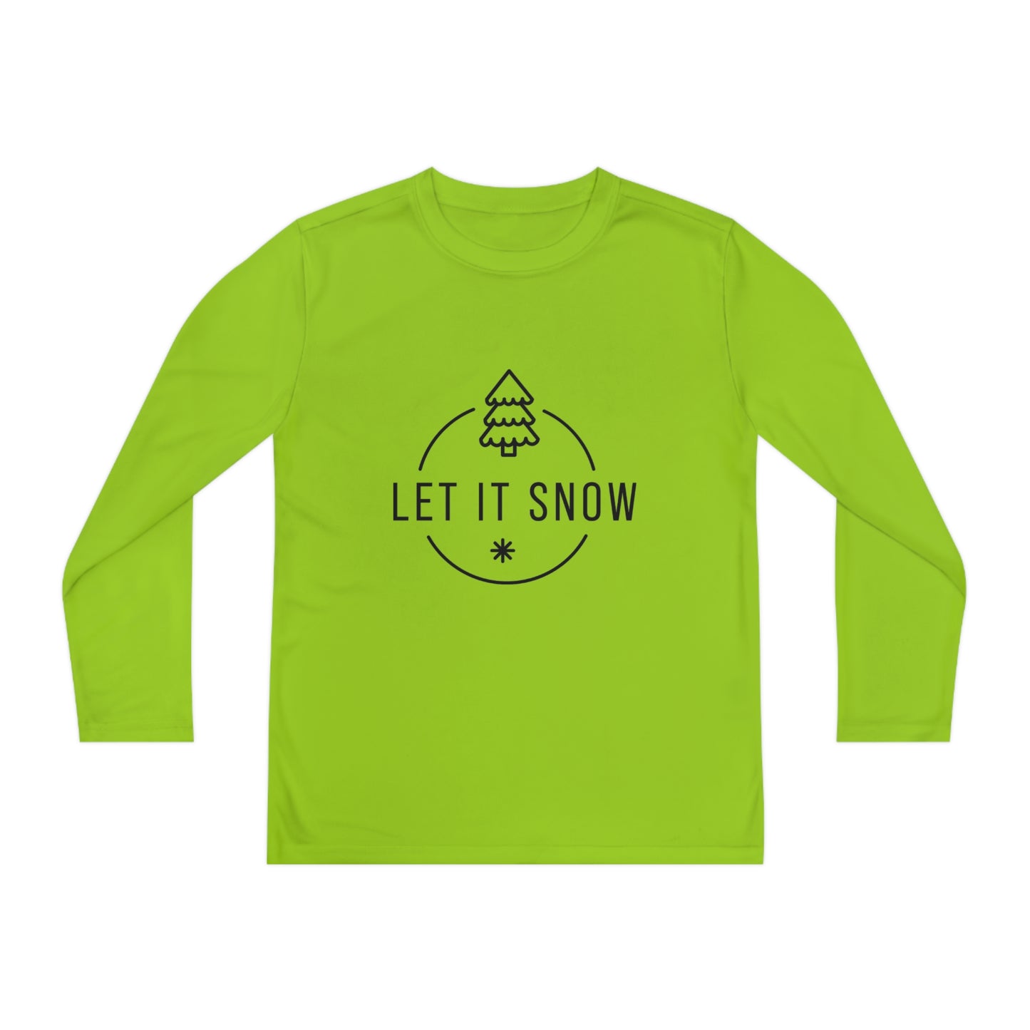 Let it snow- Youth Long Sleeve Competitor Tee