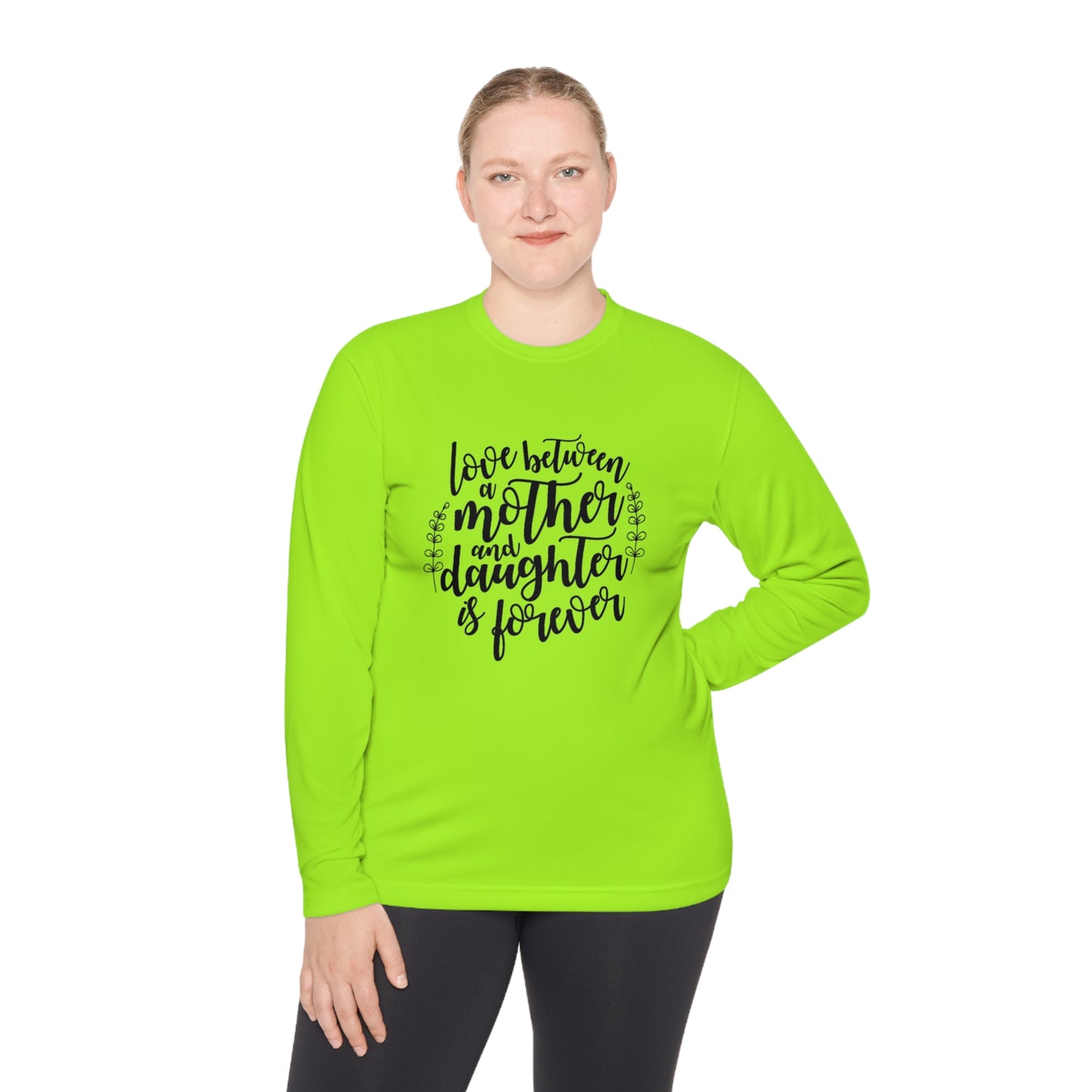 Love between a mother and daughter- Unisex Lightweight Long Sleeve Tee