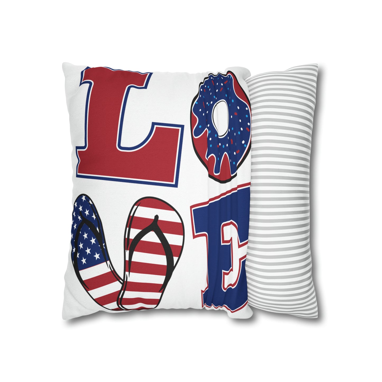 America-Spun Polyester Square Pillow Case