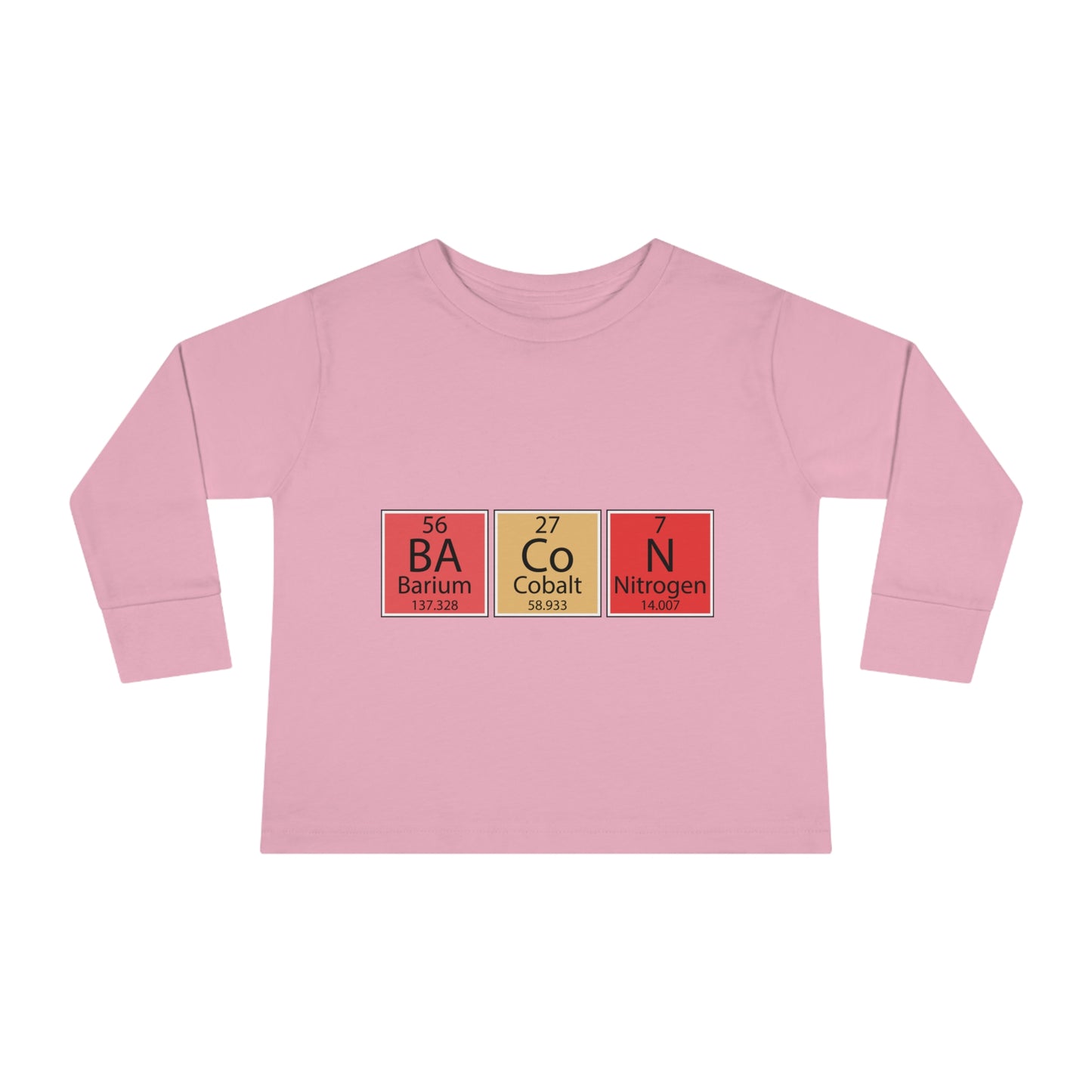 Bacon-Toddler Long Sleeve Tee