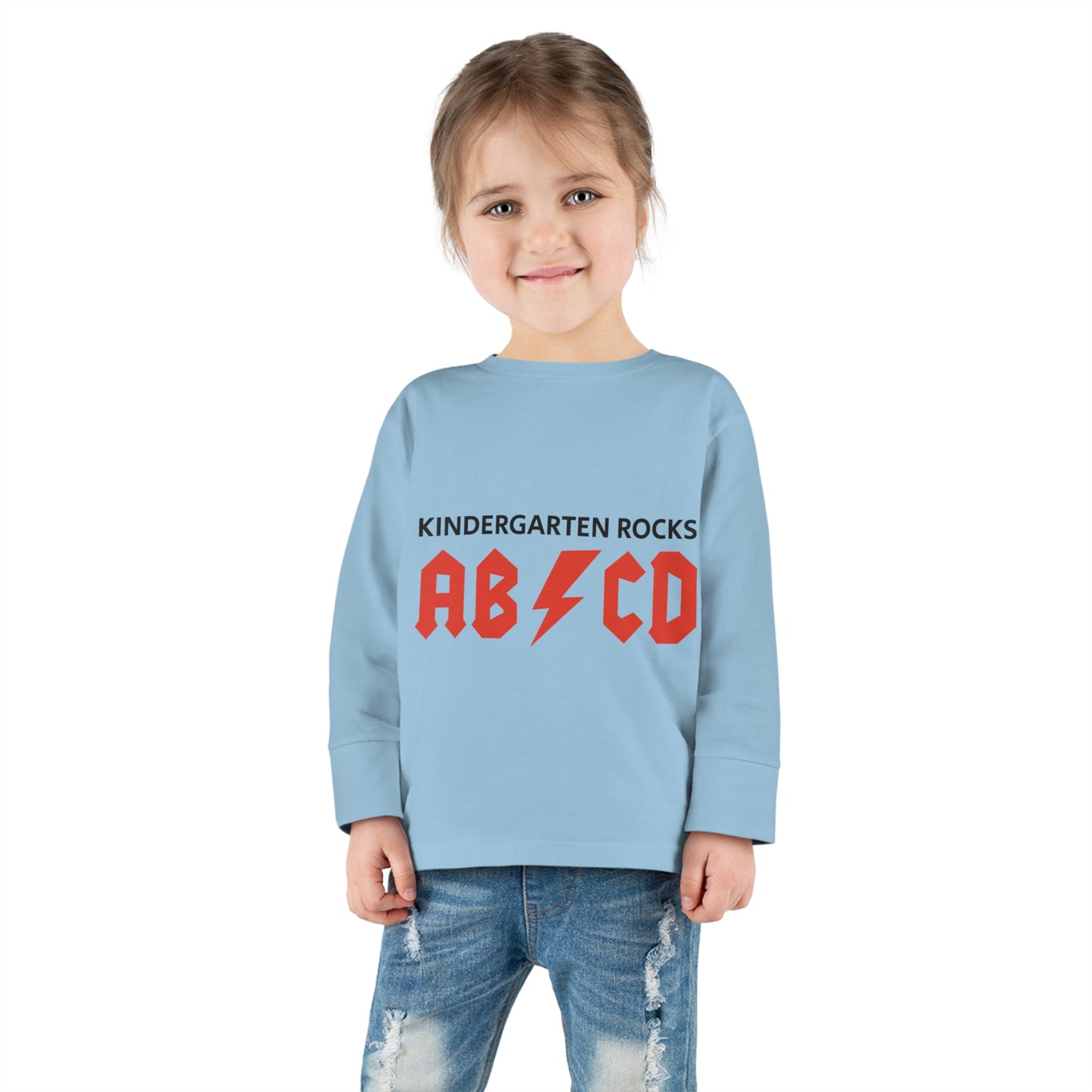 Kindergarten Rock-Toddler Long Sleeve Tee