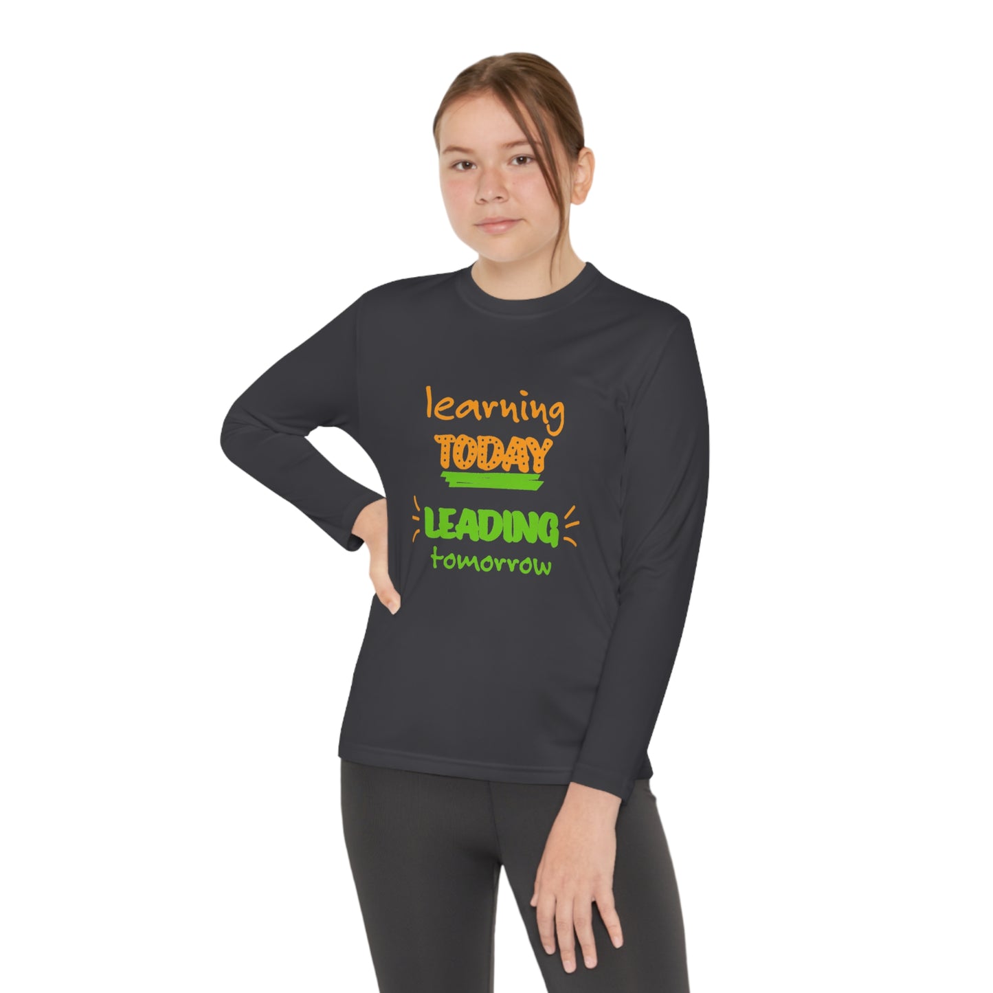 Learning today-Youth Long Sleeve Competitor Tee