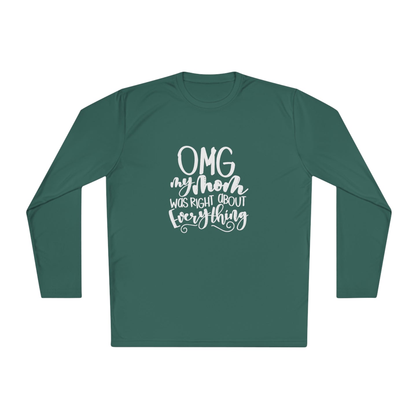 OMG mom was right- Unisex Lightweight Long Sleeve Tee