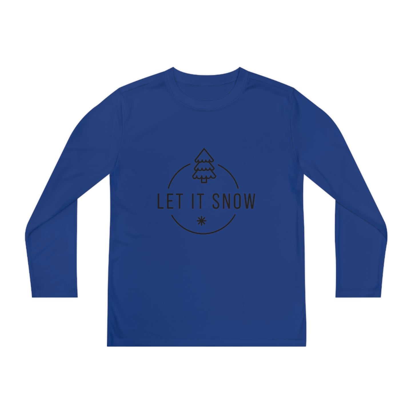 Let it snow- Youth Long Sleeve Competitor Tee