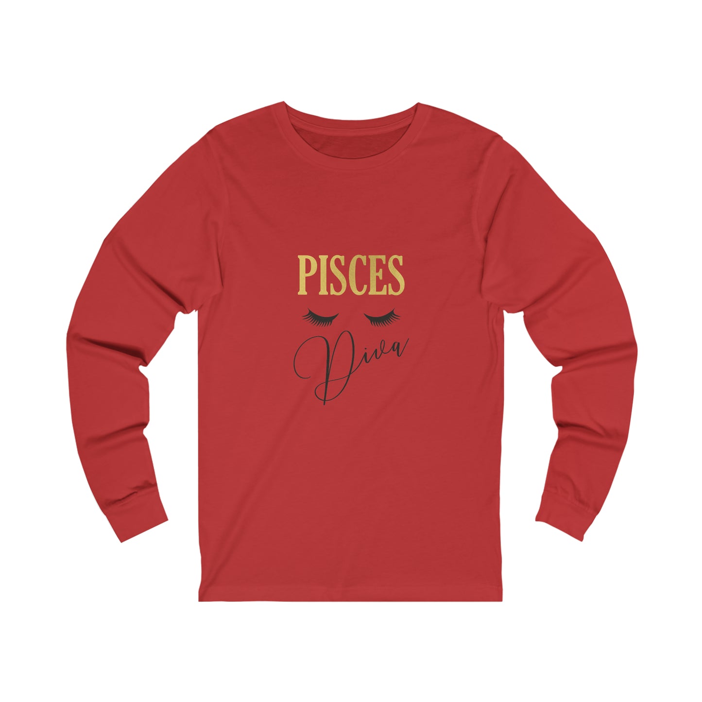 Pisces Diva- Unisex Jersey Long Sleeve Tee