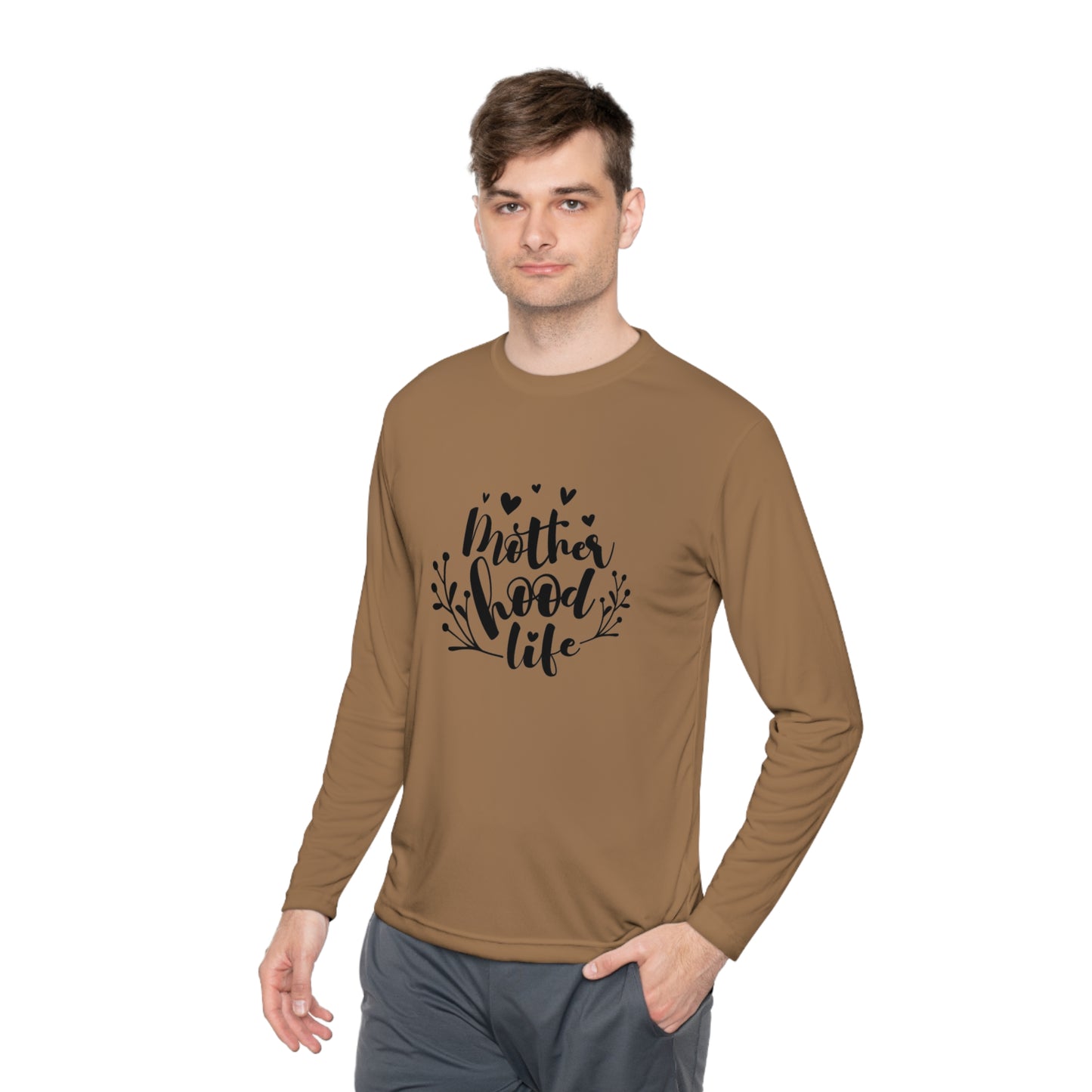 Motherhood life- Unisex Lightweight Long Sleeve Tee