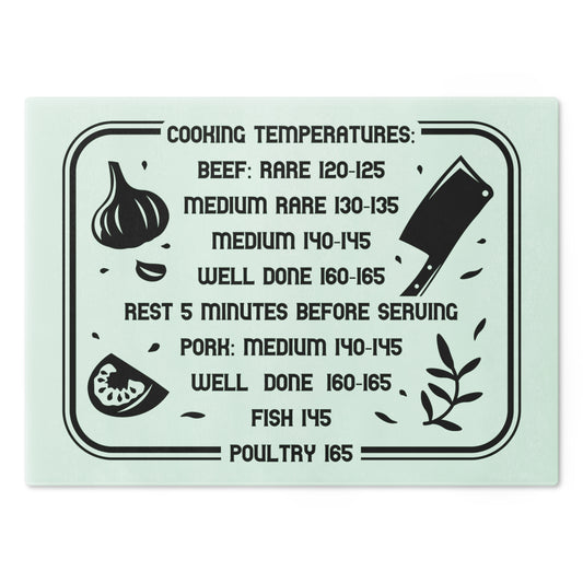 Cooking Temperatures  -Cutting Board