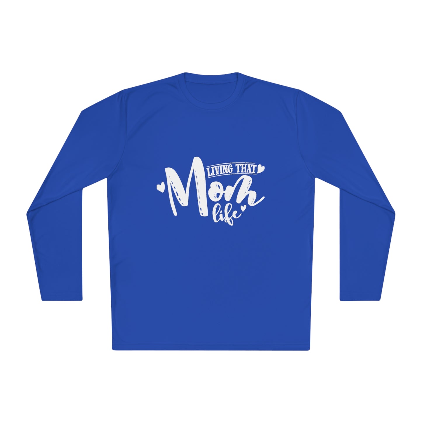 Living that Cheer mom life-  Ladies Lightweight Long Sleeve Tee