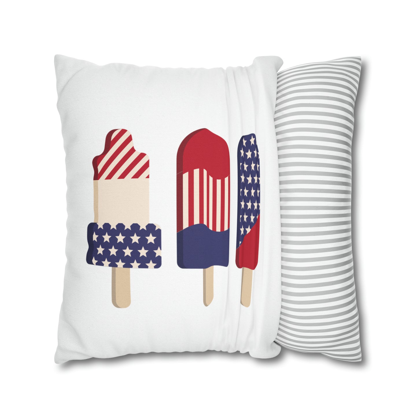 Liberty-Statue-Spun Polyester Square Pillow Case