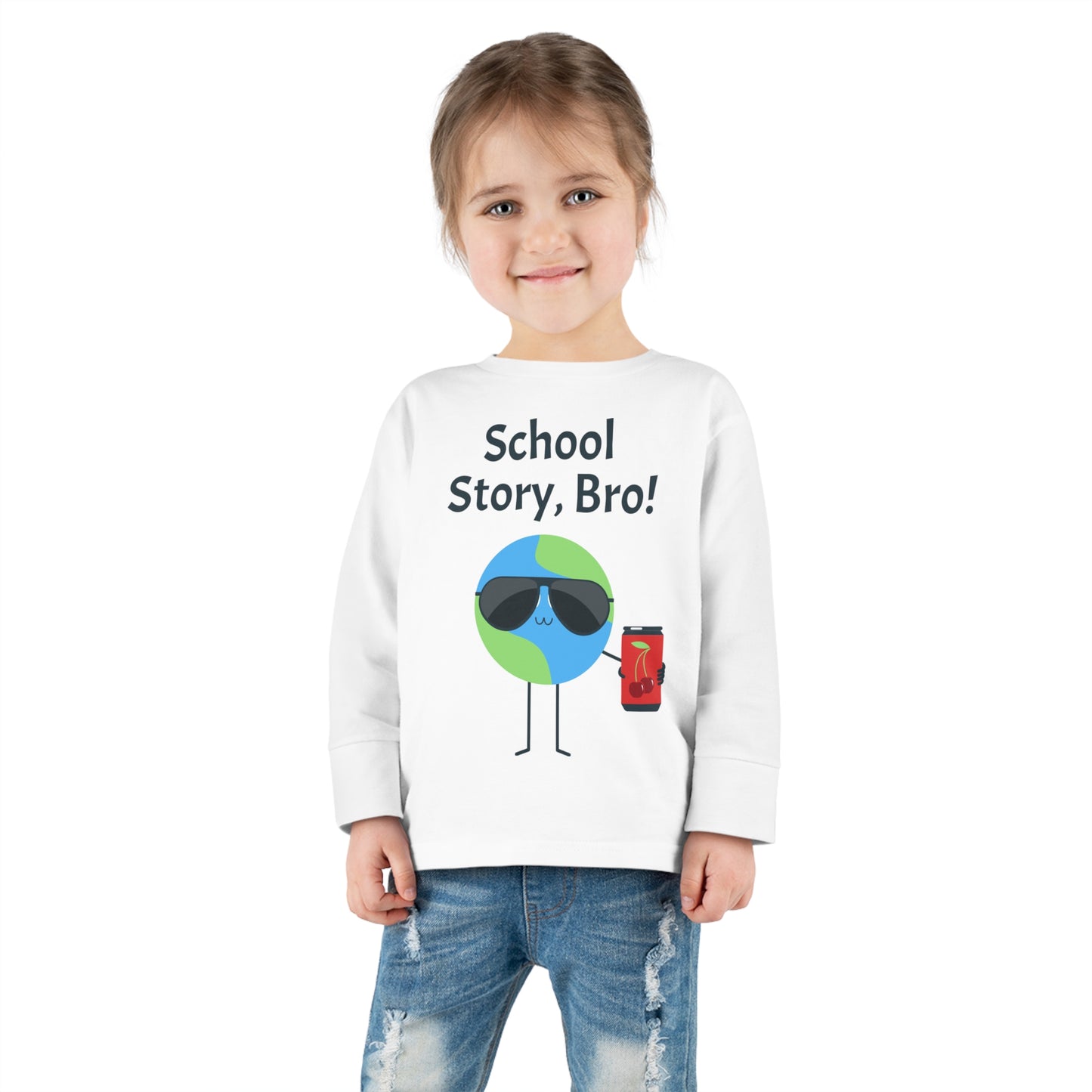 School Story Bro-Toddler Long Sleeve Tee