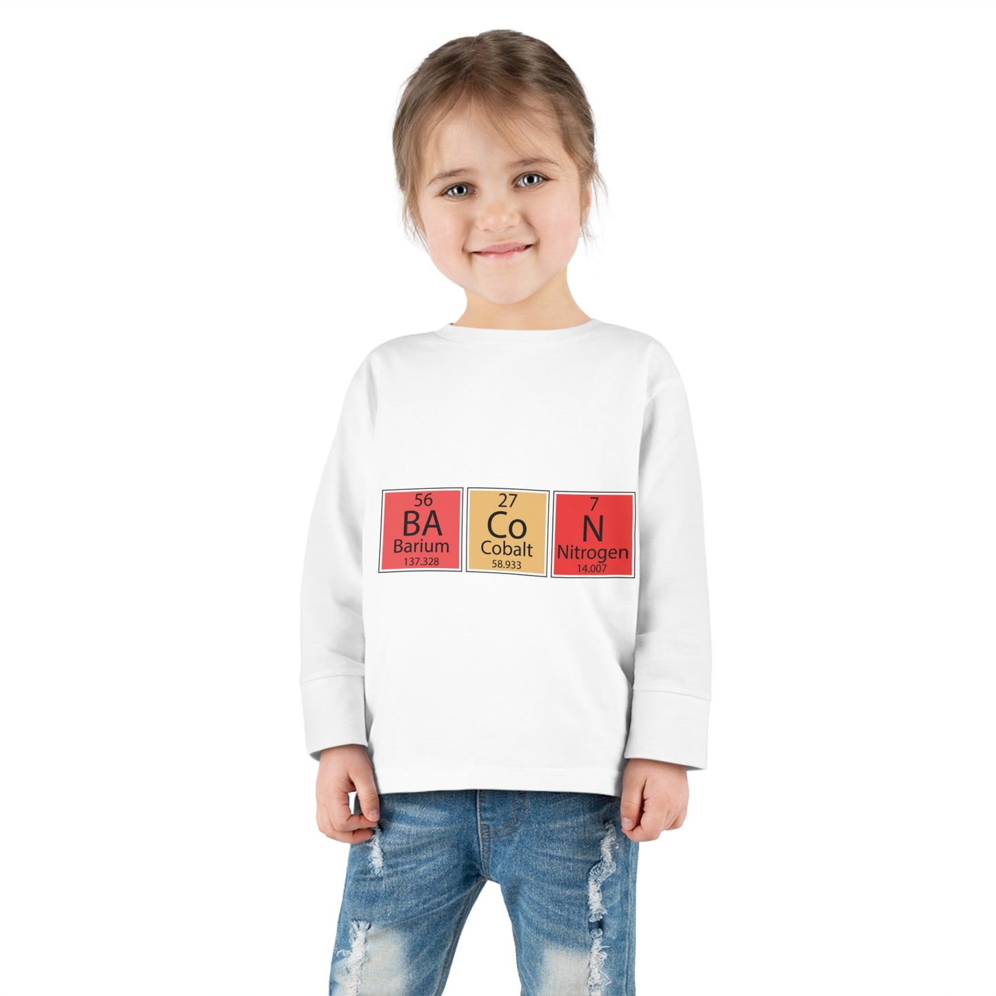 Bacon-Toddler Long Sleeve Tee