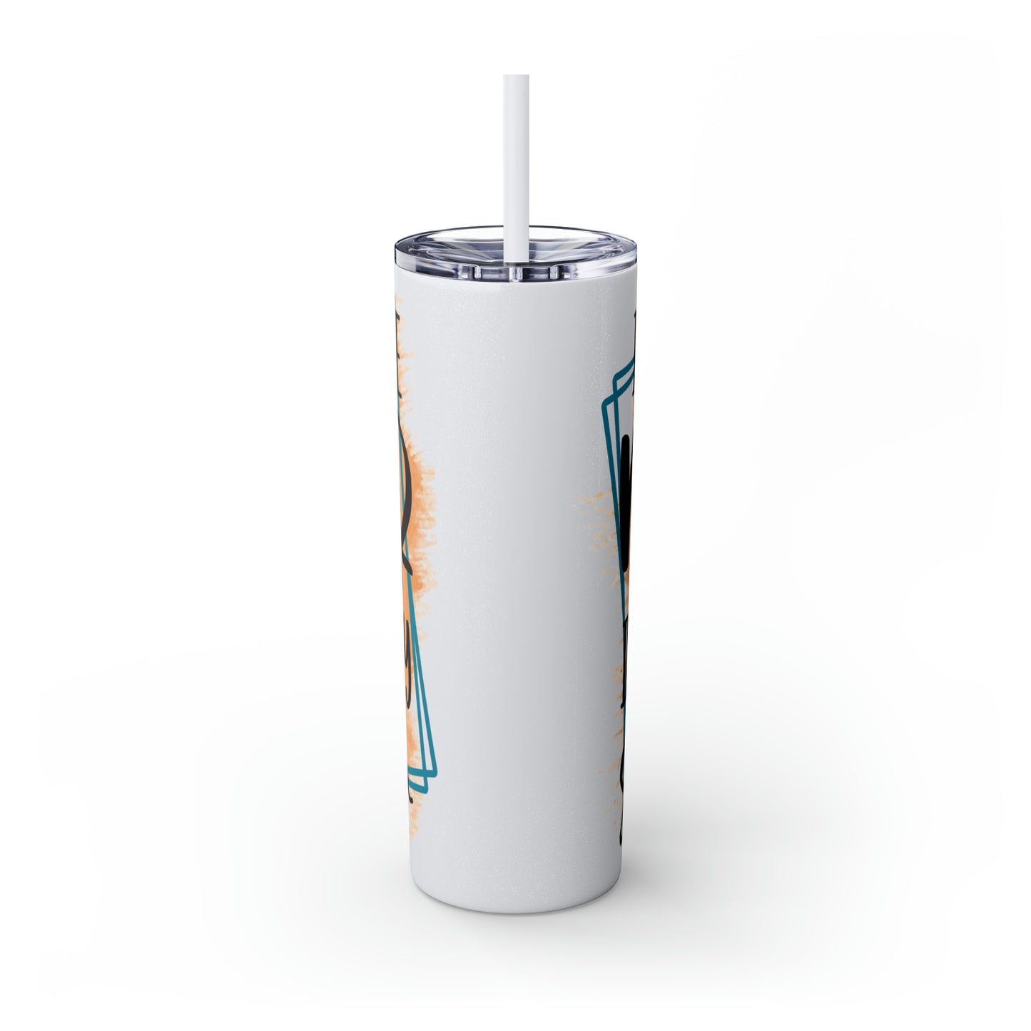 I'll try to be nicer if you try to be smarter- Skinny Tumbler with Straw, 20oz