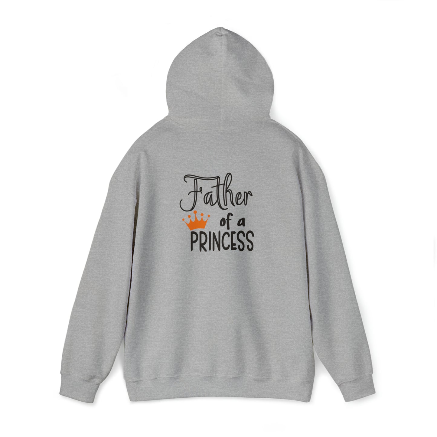 Father of a princess- Unisex Heavy Blend™ Hooded Sweatshirt