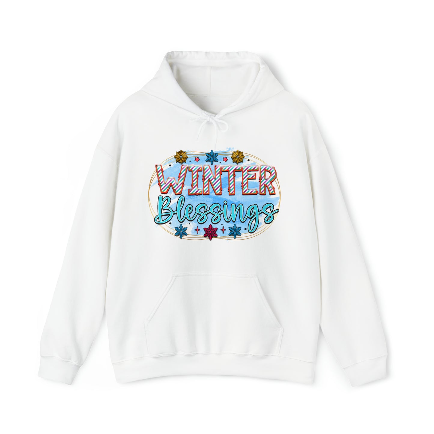 WINTER BLESSINGS-Unisex Heavy Blend™ Hooded Sweatshirt