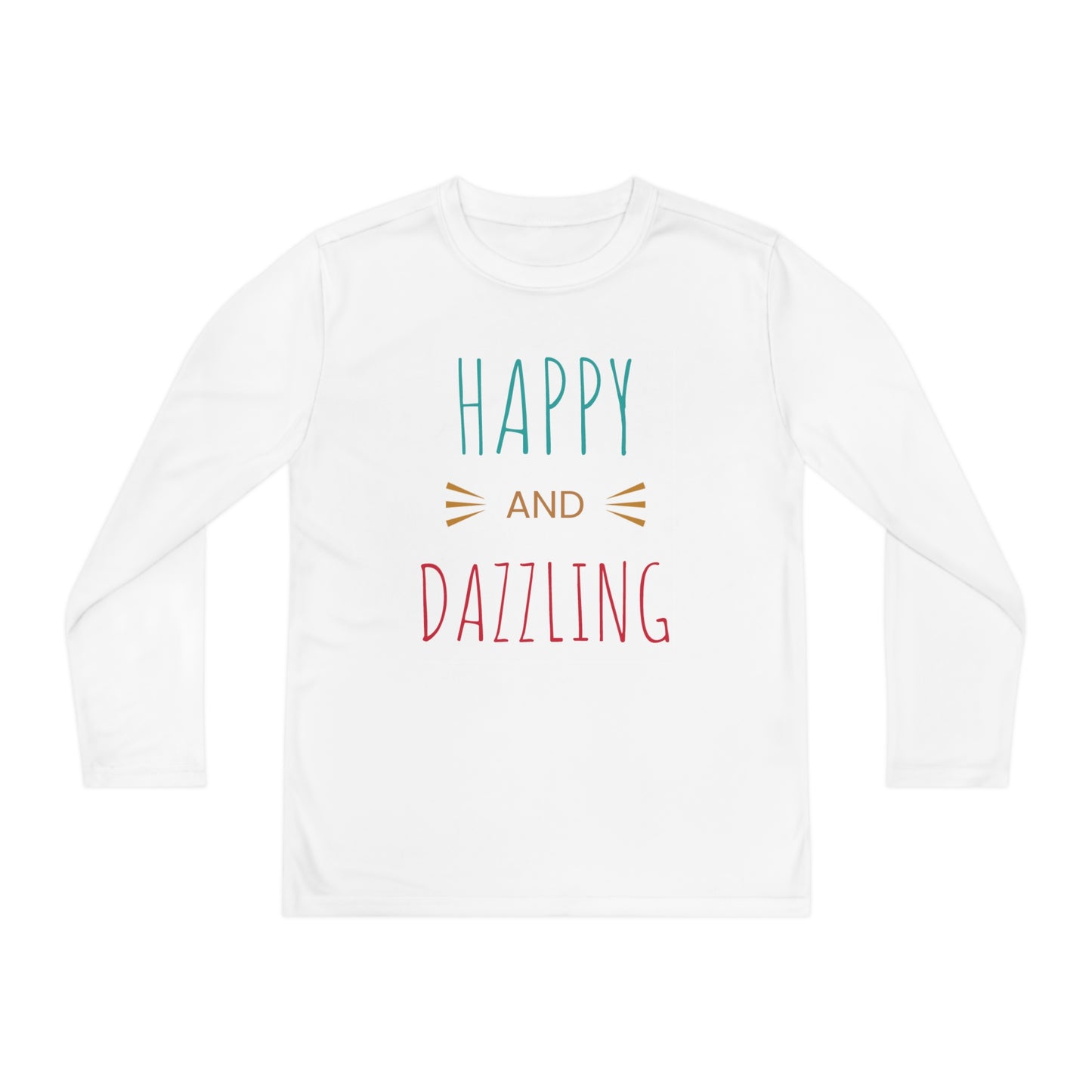 Happy and Dazzling-Youth Long Sleeve Competitor Tee