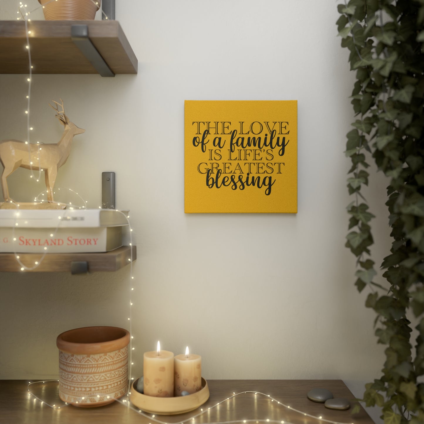 The love of family- Canvas Photo Tile