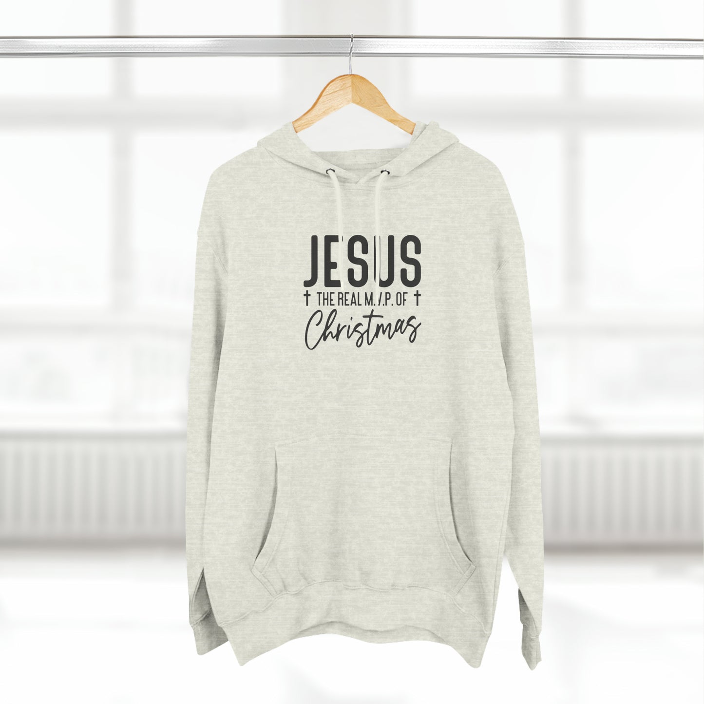 Jesus MVP of Christmas - Unisex Premium Pullover Hoodie