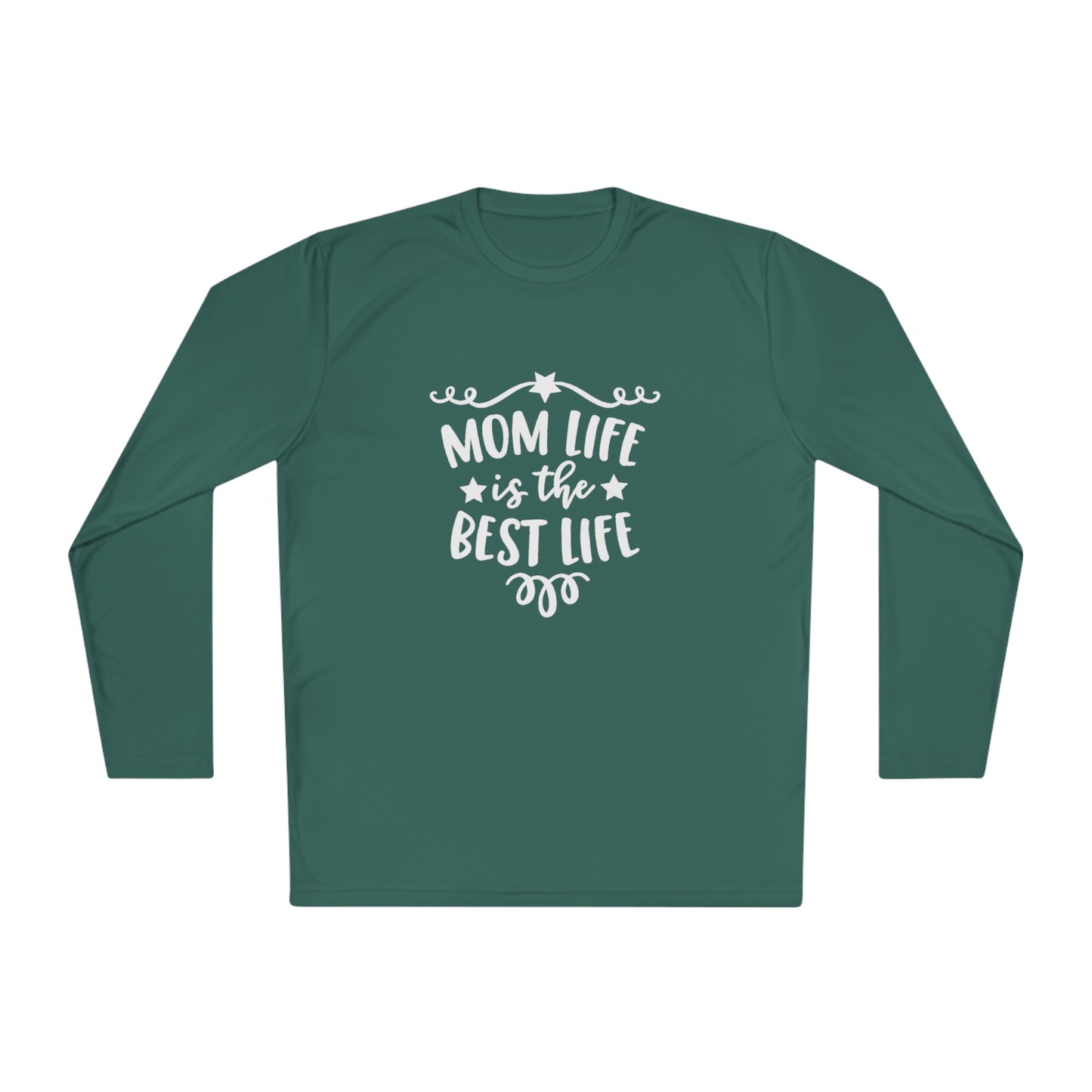 Mom life is the best life- Unisex Lightweight Long Sleeve Tee