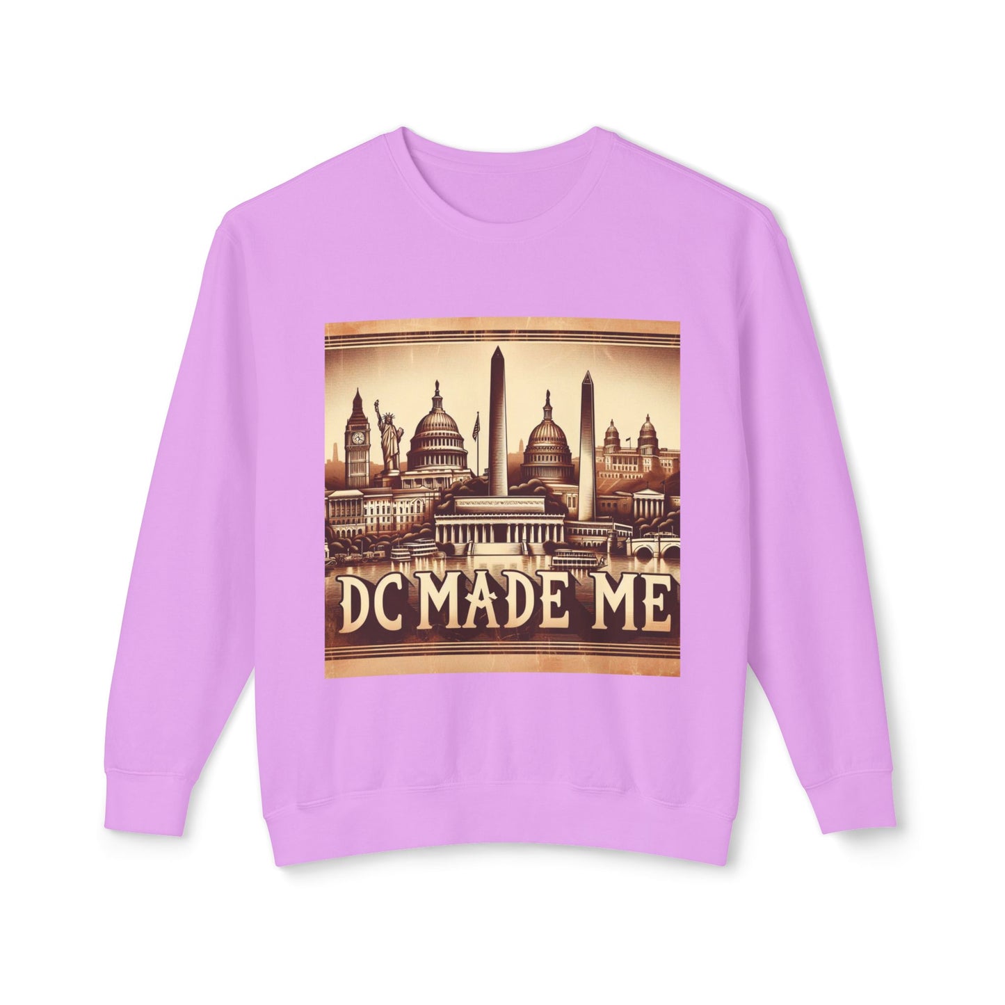 DC Made Me-Unisex Lightweight Crewneck Sweatshirt