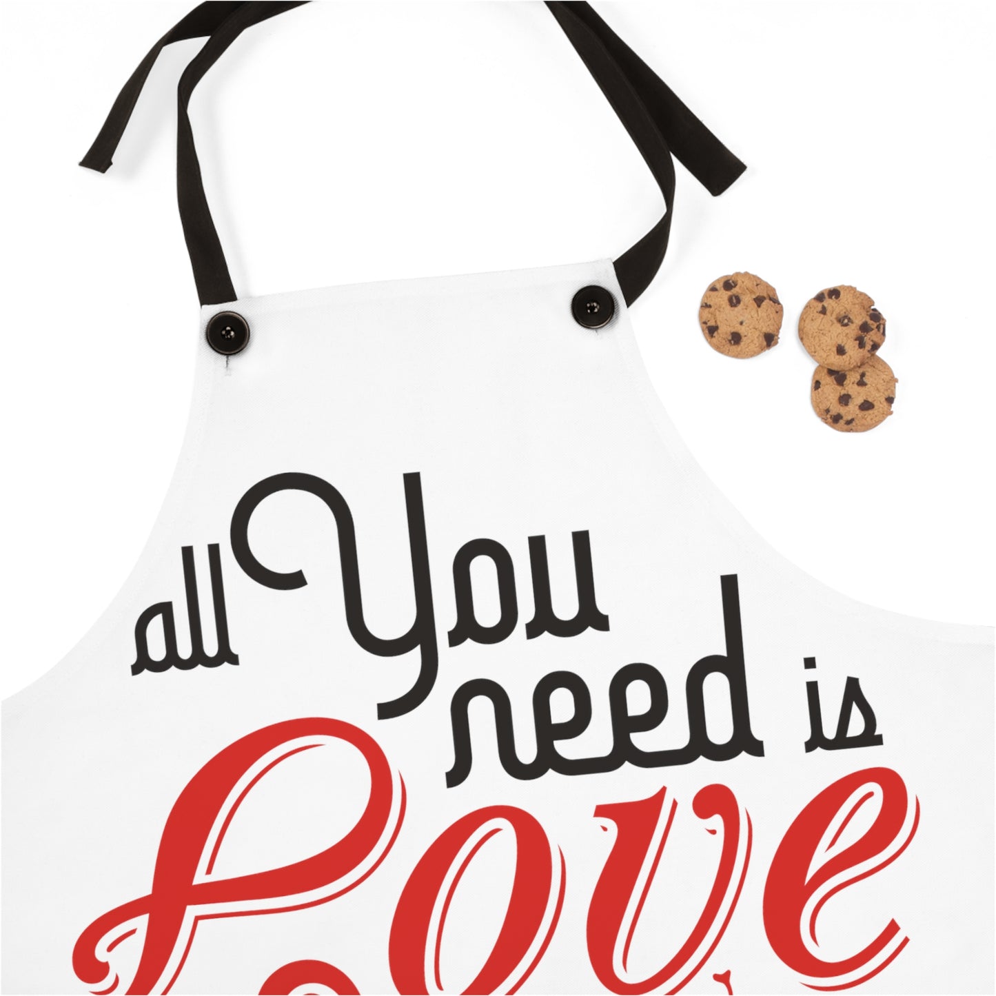 All I need is love and cupcakes- Apron (AOP)