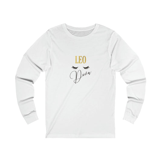 Leo Diva- Unisex Jersey Long Sleeve Tee