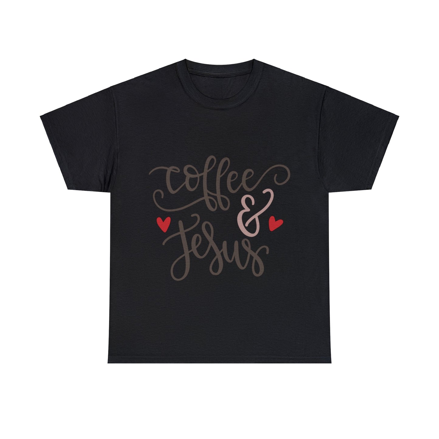 Coffee and Jesus - Unisex Heavy Cotton Tee