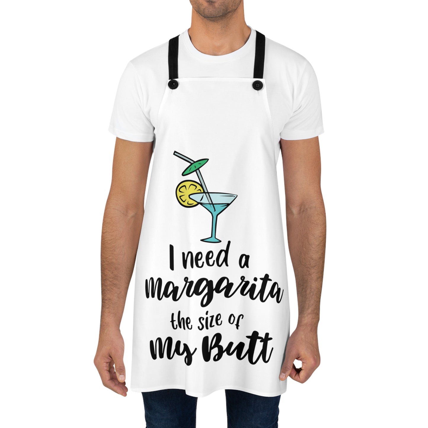 I need a margarita - Apron (AOP)