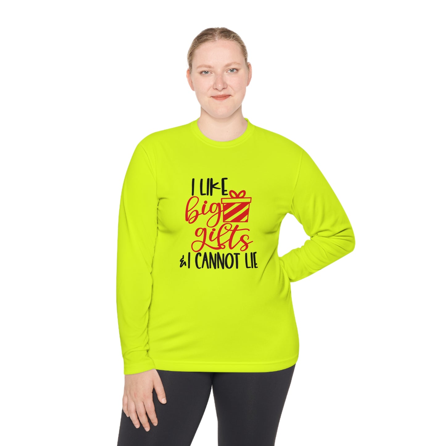 I like big gifts- Unisex Lightweight Long Sleeve Tee