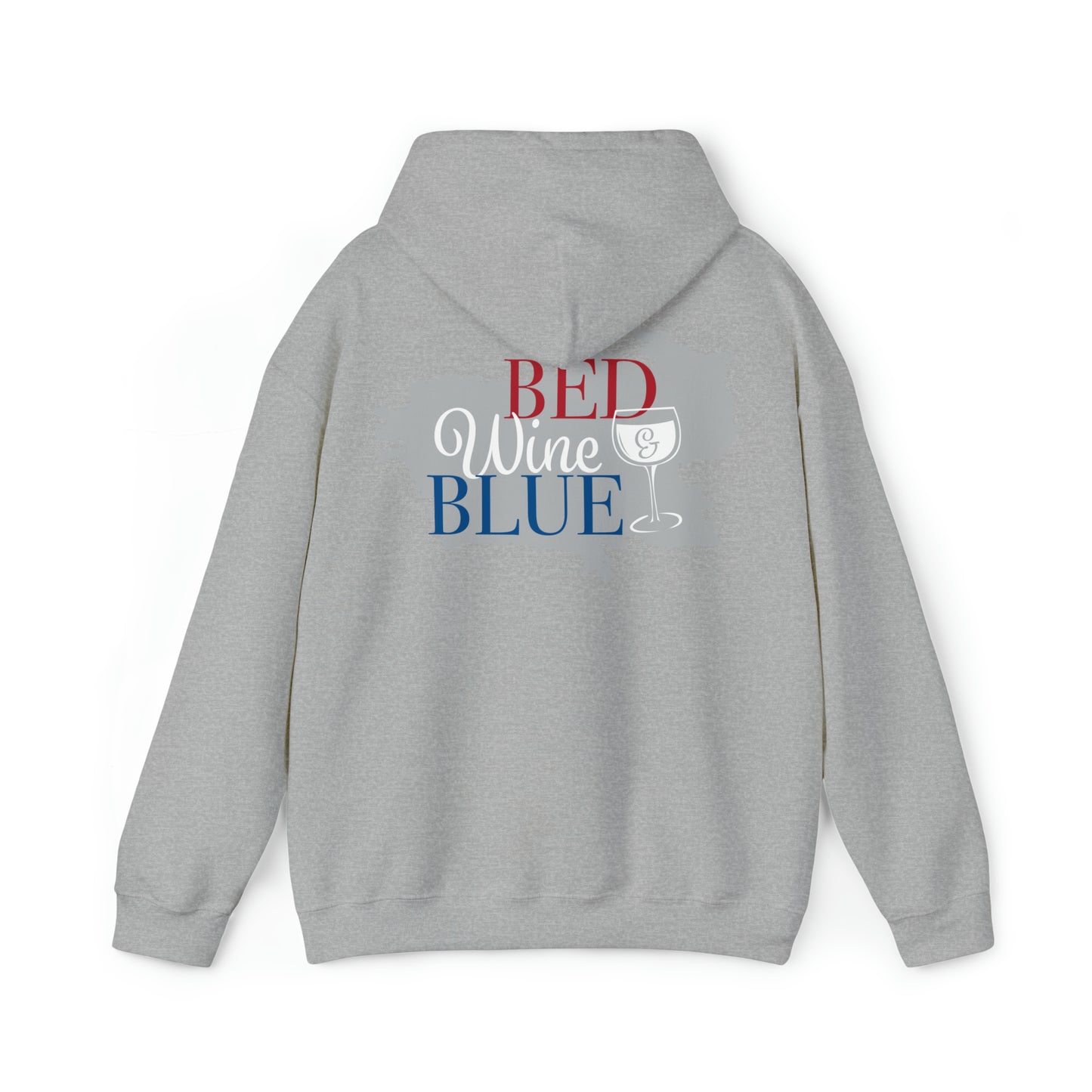 Red Wine and Blue- Unisex Heavy Blend™ Hooded Sweatshirt