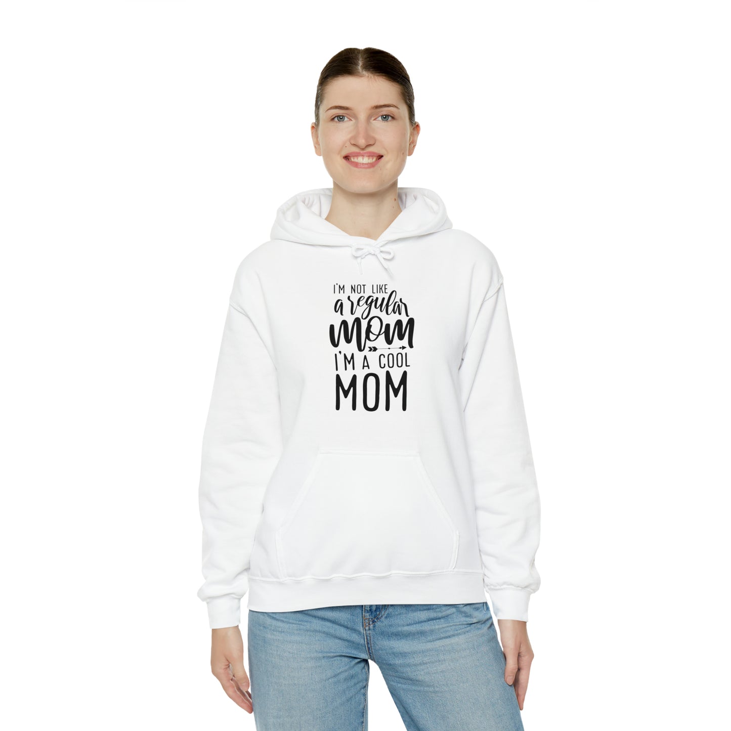 I'm not like a regular mom- Unisex Heavy Blend™ Hooded Sweatshirt