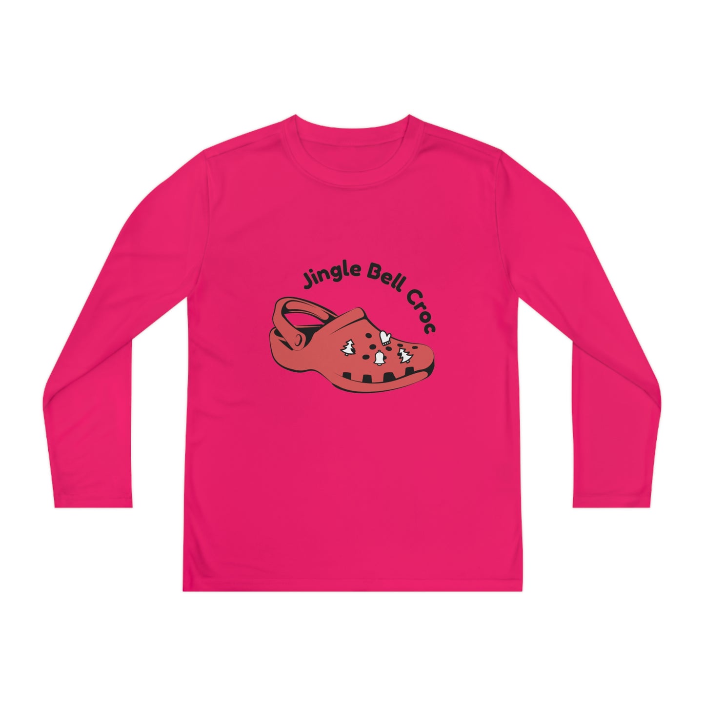 Jingle Bell Crocks-Youth Long Sleeve Competitor Tee