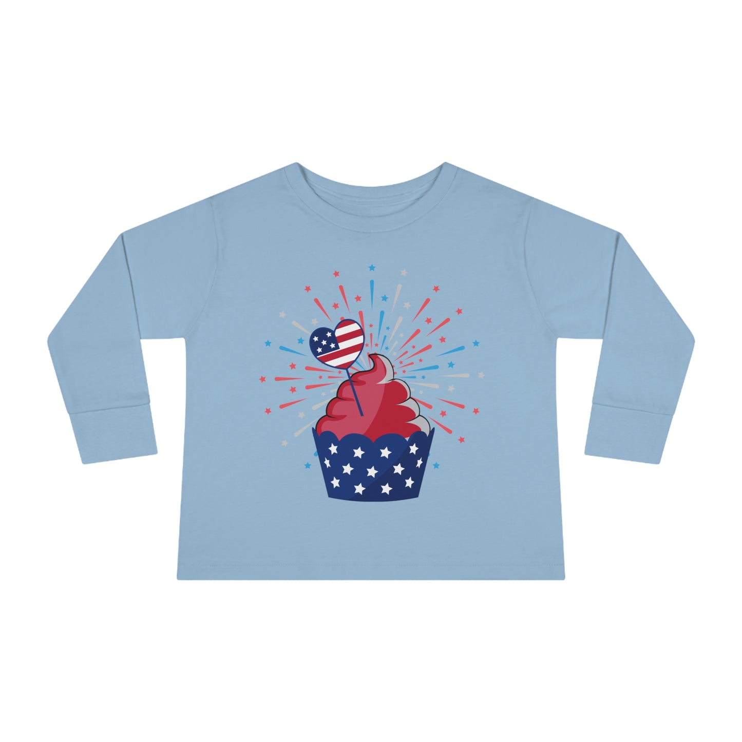 Independant cupcake-Toddler Long Sleeve Tee