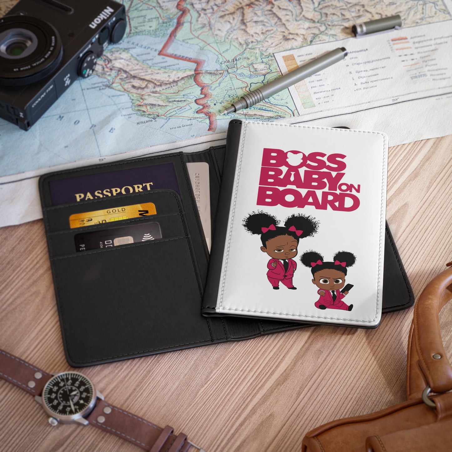 BOSS BABY GIRL-Passport Cover