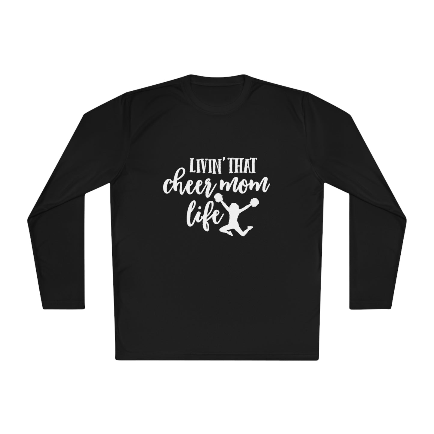 Living  that cheer  mom life- Unisex Lightweight Long Sleeve Tee