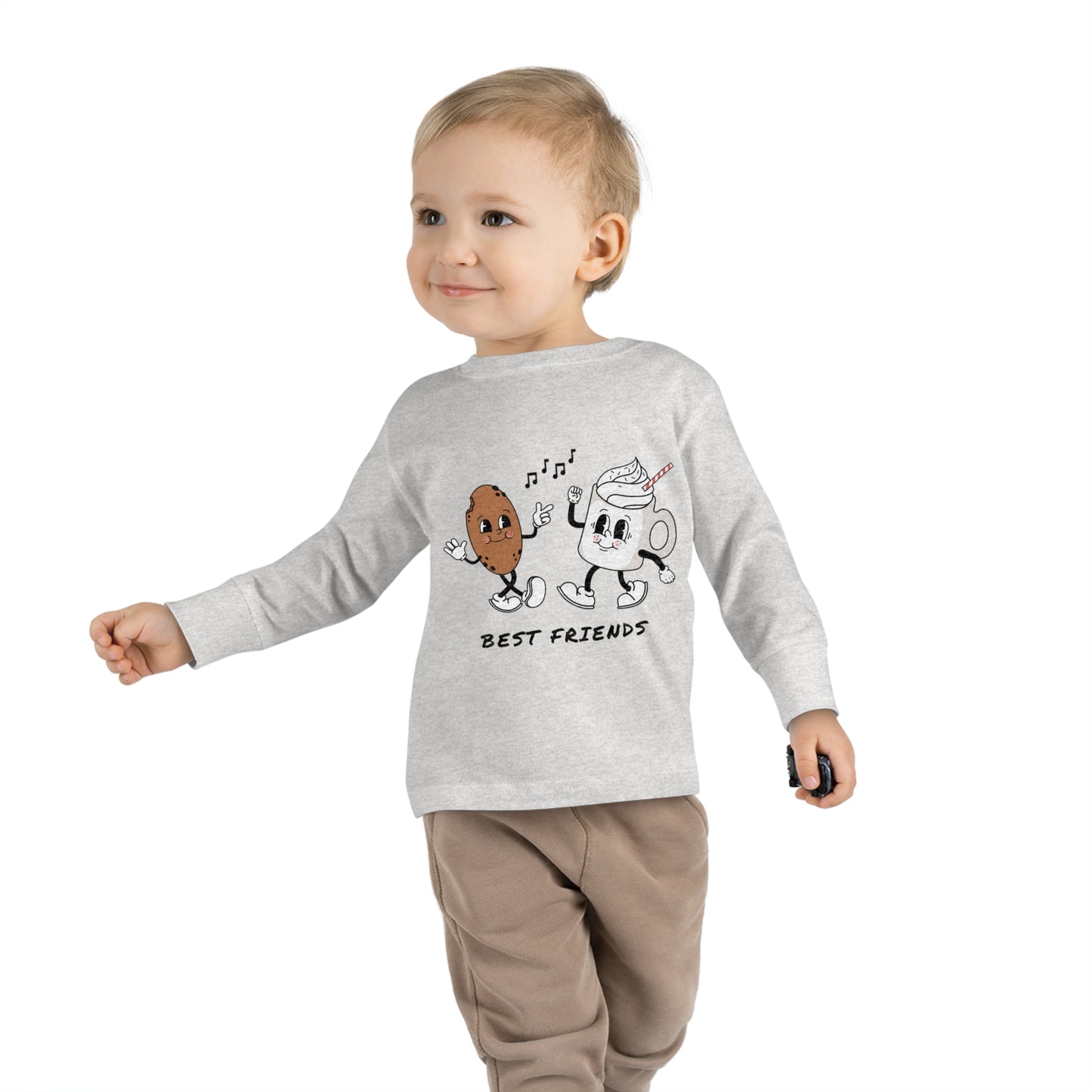 Milk and Cookies- Toddler Long Sleeve Tee