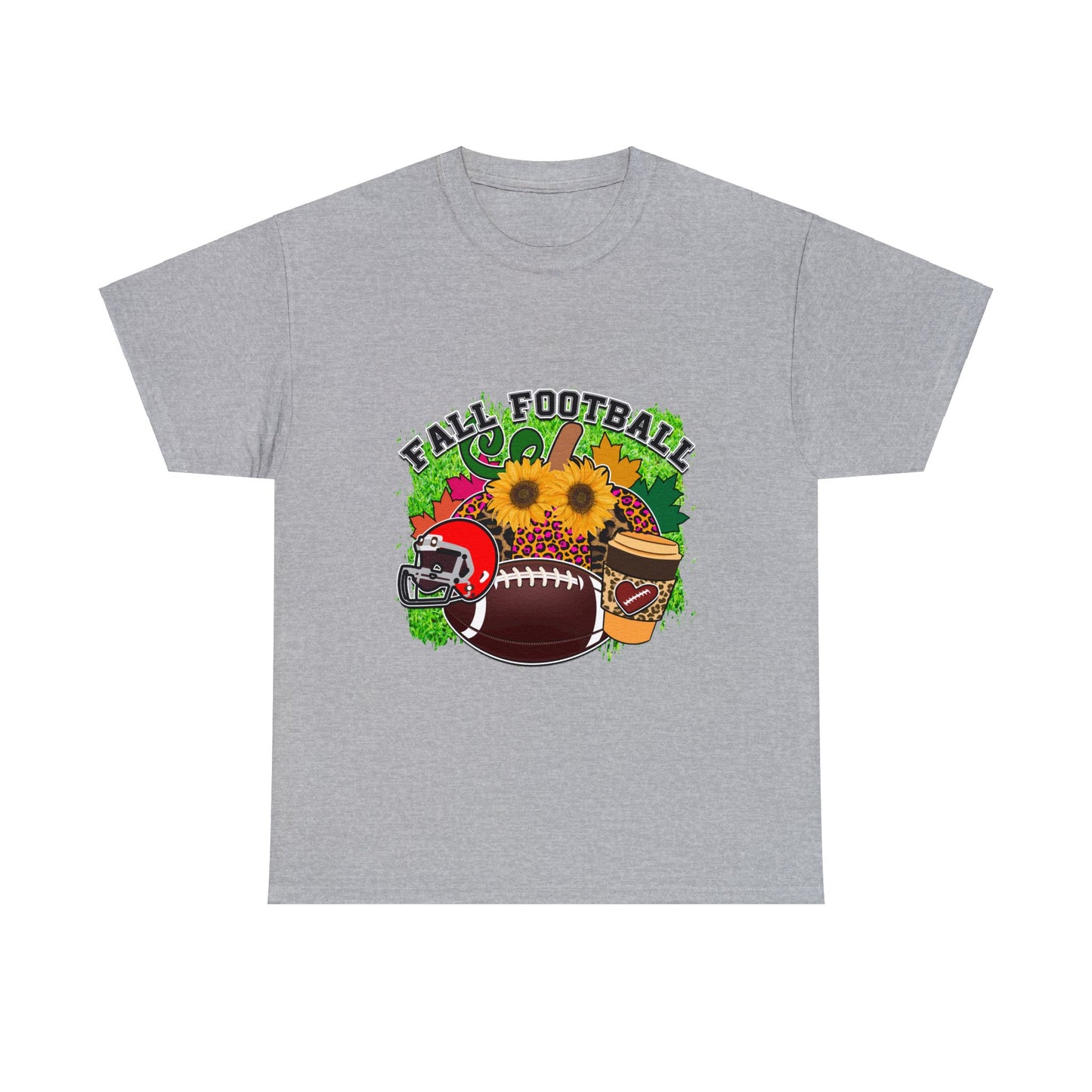 Fall Football- Unisex Heavy Cotton Tee