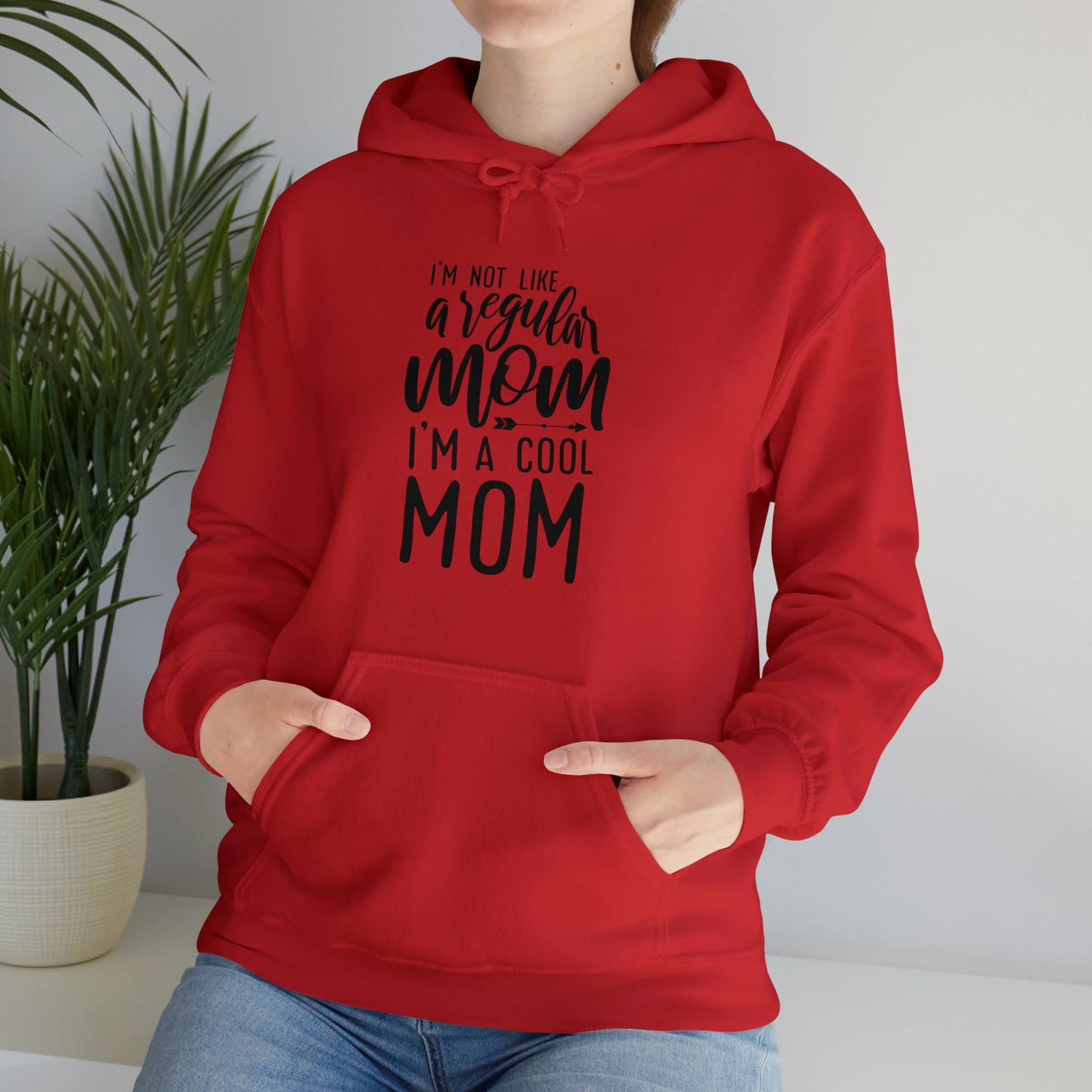 I'm not like a regular mom- Unisex Heavy Blend™ Hooded Sweatshirt